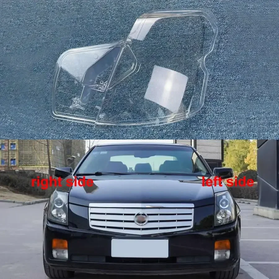 

For Cadillac CTS 2005 2006 Car Accessories Transparent Headlamp Cover Lamp Shade Headlight Shell Lampshade Lens Plexiglass