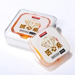 Fishing Line 50 Meters Strong Tension Super Soft Raw Silk Nylon Goods Sub-line Main Line Anti-roll Tippet Equipment Accessories