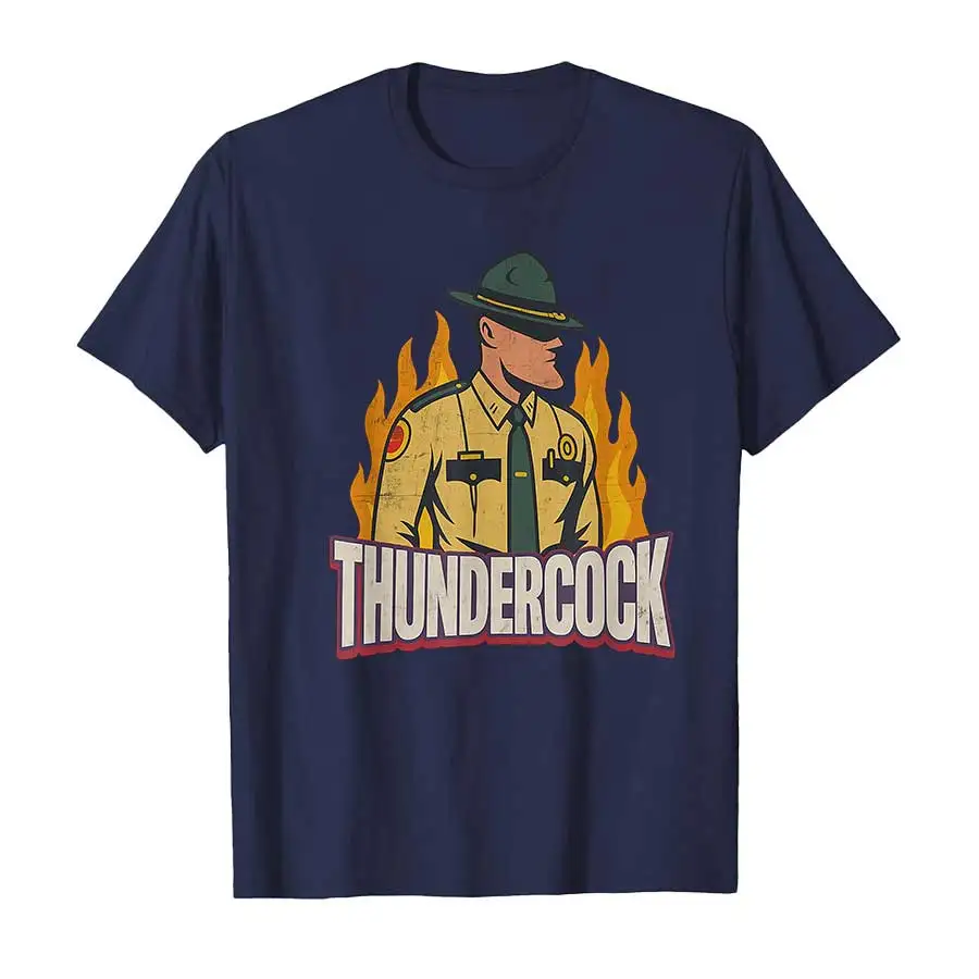 Ufficiale Thundercock Divertente Gigachad Meme College Football Gag T-shirt per uomo Donna 100% cotone T-shirt Manica corta Top P714