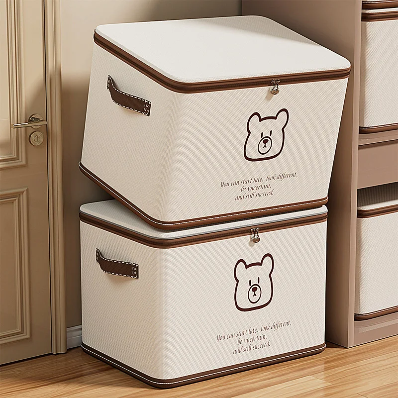 AOLIVIYA Bedroom Storage Box Storage Locker Cabinet Large Wardrobe Dorm Clothes Organizer With Password Lock For Valuables