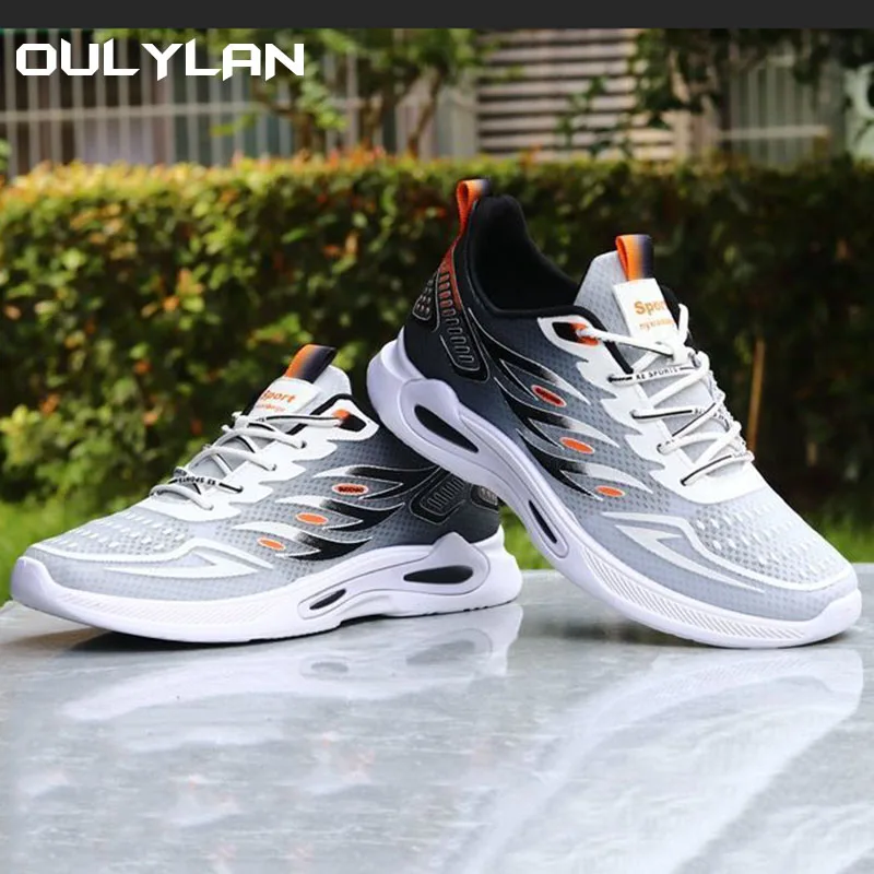 Outdoor Sports Shoes Men's Sneakers Lightweight Wear-resistant Anti Slip Running Shoes Casual Mesh Footwear Male Summer