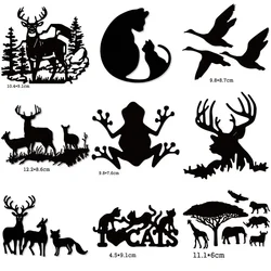 Car Stickers for Various Animals, Cats, Deer, Geese, Frogs, Pterosaurs, Vinyl StickersCar Body Rear Window Decorative Decals