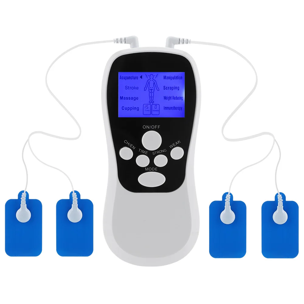 8 Modes Tens Unit EMS Muscle Stimulator Physiotherapy Microcurrent Low Frequency Pulse Anti-cellulite Electric Body Massager EMS