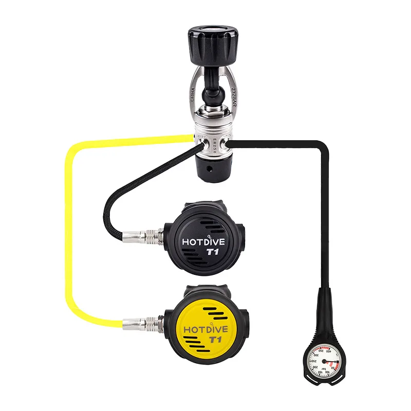

Dive Breathing Regulator Set 316 Stainless Steel Piston Dive Shop Training Set