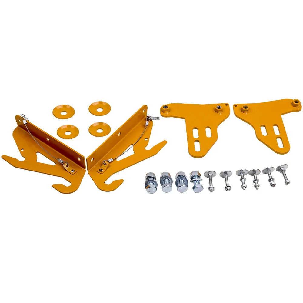 Maxpeedingrods Brand New  Fast Release Front Bumper Wind Splitter for Honda civic integra w/ Bolts