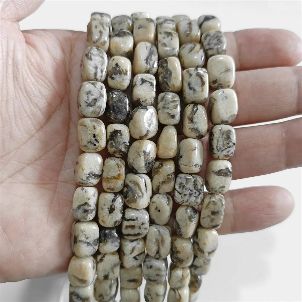 Wholesale Natural Smooth Square Stone Beads Loose Cube Bead Agates Quartzs Raw Mineral Beads for DIY Bracelets Earrings Neckalce