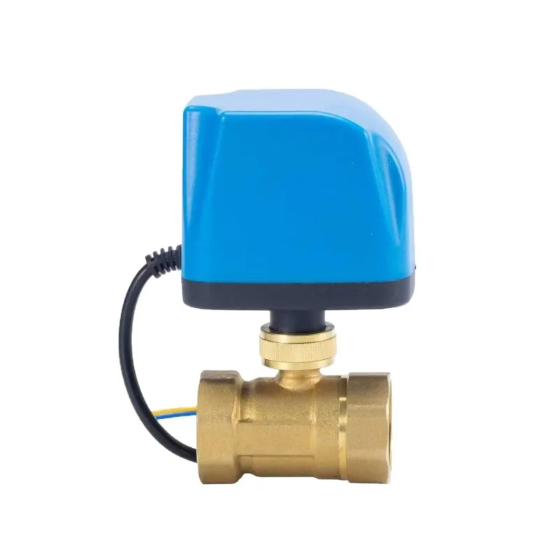 Two-way intelligent electric ball valve two-wire one-control AC220V central air conditioner water gas oil electric ball valve