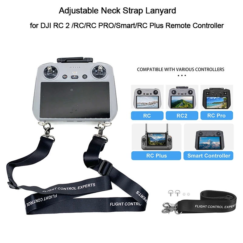 Adjustable Lanyard Neck Strap for DJI AIR 3S/AIR 3/Mini 4 PRO for RC 2 with Screen Remote Controller RC2 Sling Drone Accessorie