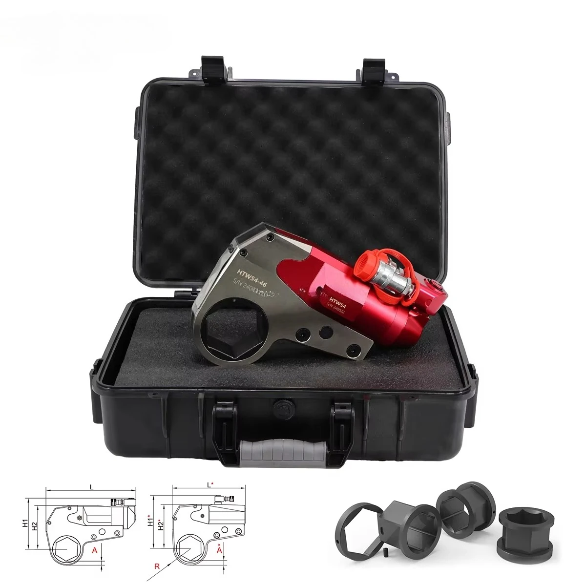 

High Force Hydraulic Adjustable Torque Wrench Low Profile Interchangeable Factory OEM/ODM Power Wrenches