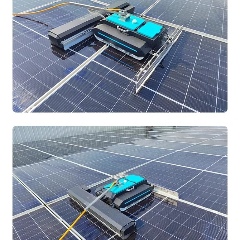 Fully automatic photovoltaic power station, intelligent anti-drop and anti-skid cleaning machine