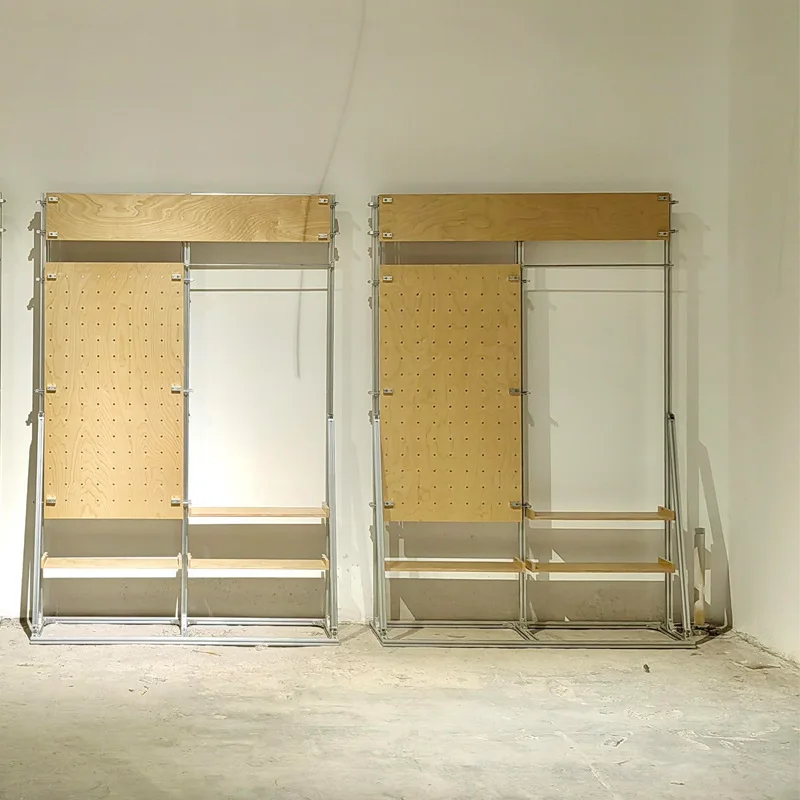 Display cabinet container can be designed DIY aluminum profile bracket marine plate color multi-layer floor