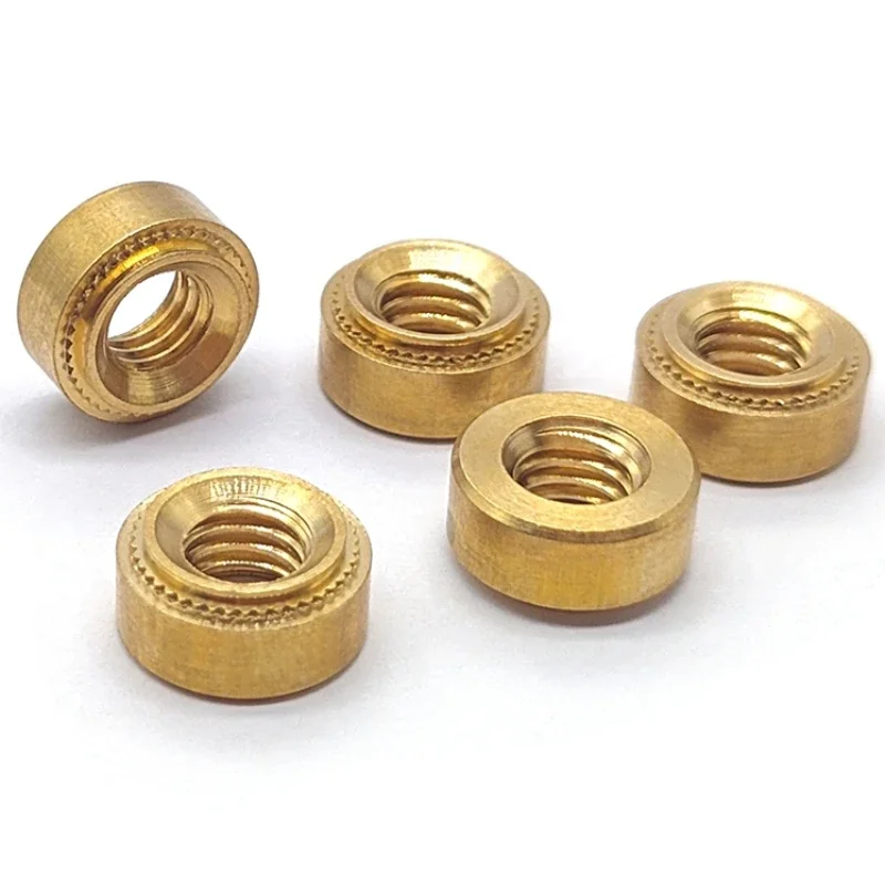 Self Clinching Nut Brass Swage Nut M2 M2.5 M3 M4 M5 M6 M8 Plug Nut Machine Tool Fasteners