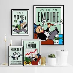 Alex closy Graffiti Art Money Anime poster Sticky Decoracion Painting Wall Art White Kraft Paper Wall Decor