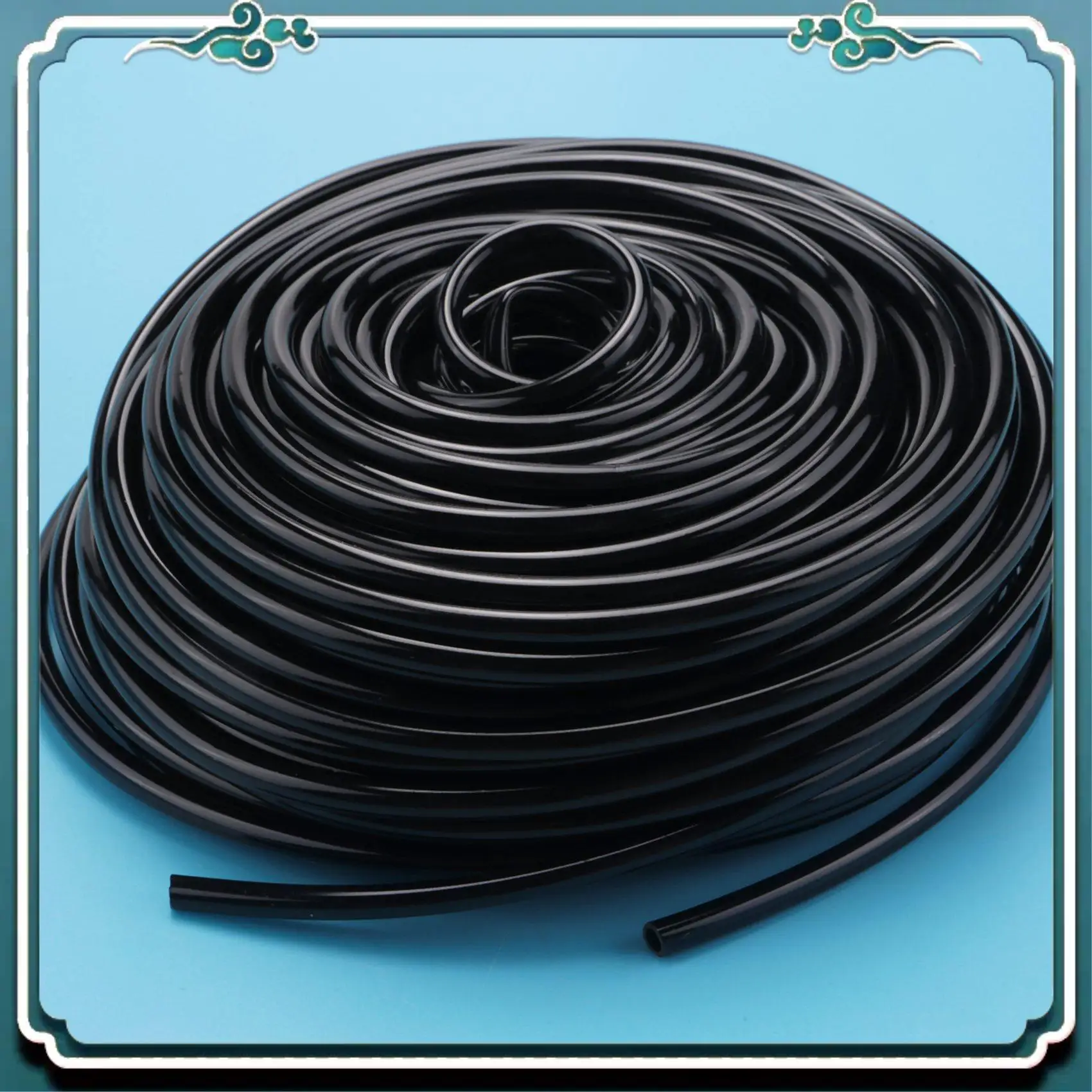 قسط 30 متر متر 1/4 بوصة أنبوب توزيع فارغ خرطوم الري بالتنقيط خط أنابيب سقي الحديقة #4