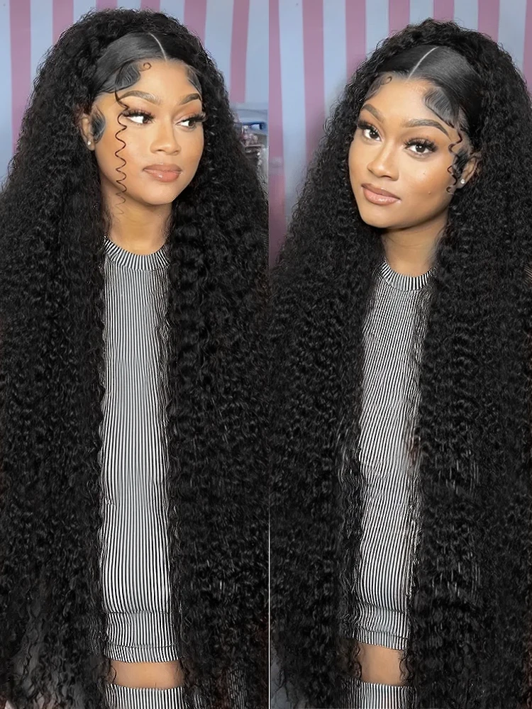 Sophianna 30 40 50 Inch Curly Wigs 13x4 HD Lace Front Human Hair Deep Wave 13x6 Lace Frontal Wig Brazilian 250 density For Women