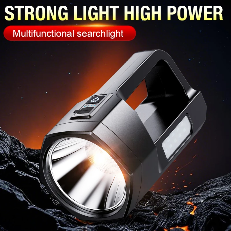 

Перезаряжаемый фонарик для кемпинга, портативный водонепроницаемый фонарик, рабочий свет, уличный прожектор, световая полоса для кемпинга, боковой свет