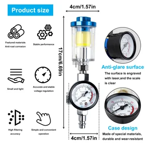 1.4/1.7/2.0/2.5mm HVLP Spray Spray Spray Spray Heavity Airbrush cho Vẽ xe Công cụ khí nén di động 10 Súng lục khí nén ô tô bán hàng chính - №8