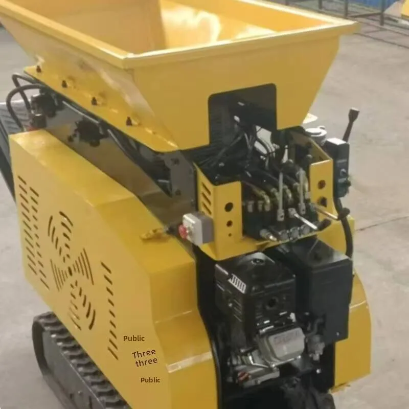 La arena móvil del sobre orugas pequeña que hace los materiales concretos de la construcción de la piedra del trituradora de la mandíbula de la máquina