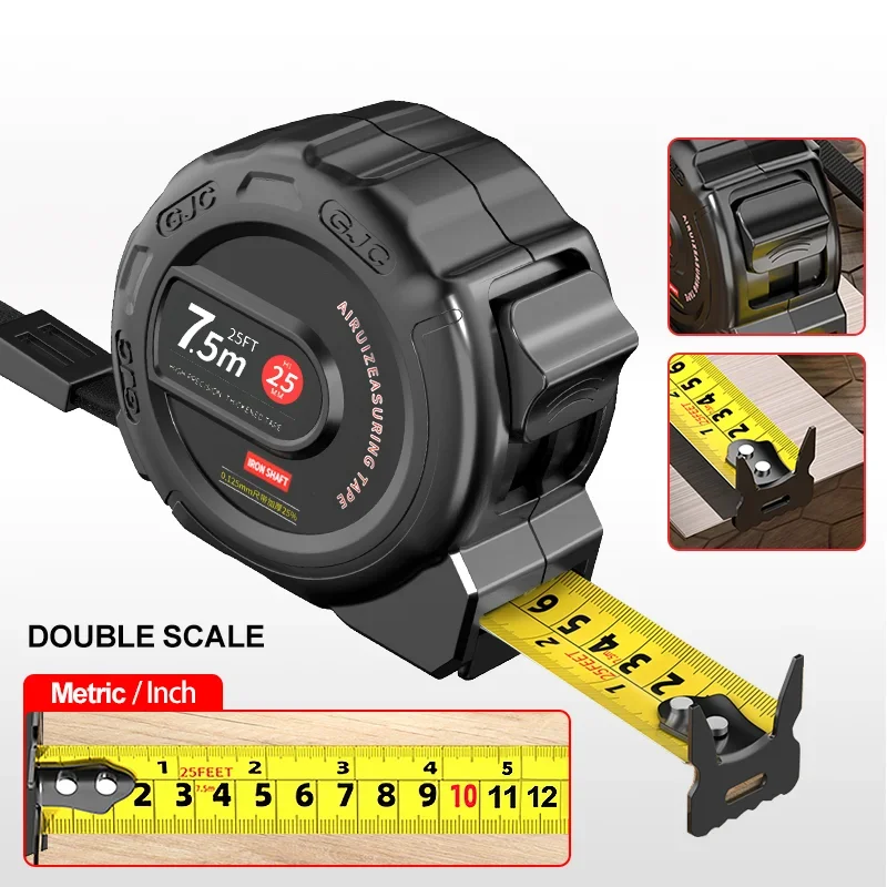 Wear-resistant Steel Tape Measure Measuring tools Anti-corrosion Retractable Ruler Woodworking Ruler Measuring Tools