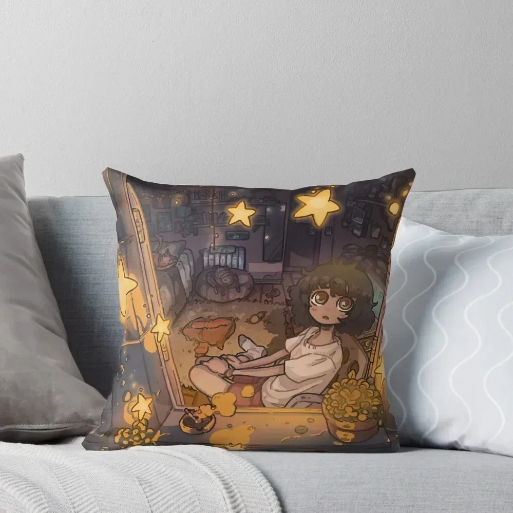 

Falling stars Throw Pillow Pillowcases Cushion Covers Sofa Room decorating items Cushions For Children Sofa Covers pillow