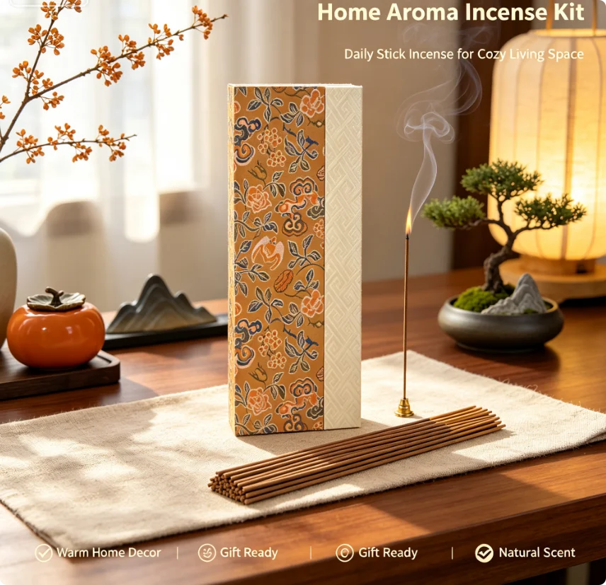 Sandalwood Aromatherapy Incense Natural Authentic Scent Calm Mind Aid Indoor Sleep