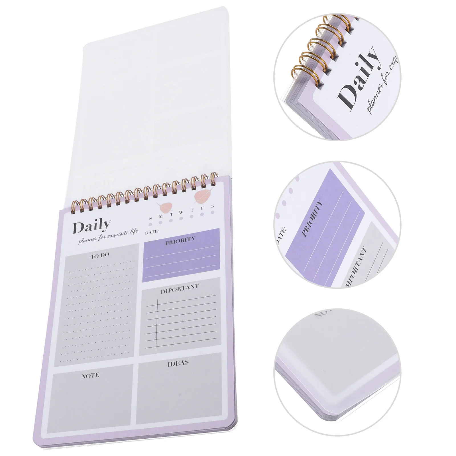 Efficient Date Planner Appointment Notepad Study Plan Pad Schedule to Do List Academic Management Calendar Date Calendar