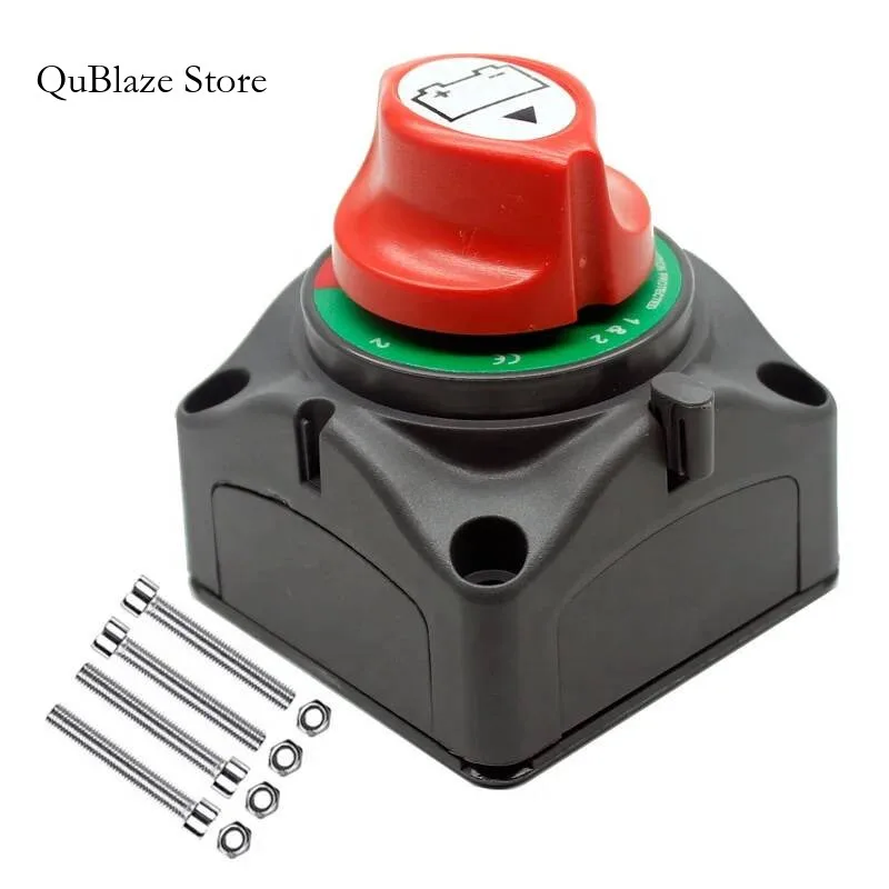 

DC 200A Selector 12V-60V Auto Battery Disconnect Master Switch Power On Off For Car Boat