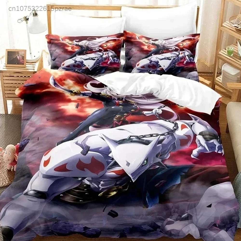 3D Anime Chained Soldier Bedding Set For Bedroom Soft Modern Bedspreads Comefortable Kids Duvet Cover Quilt Cover And Pillowcase