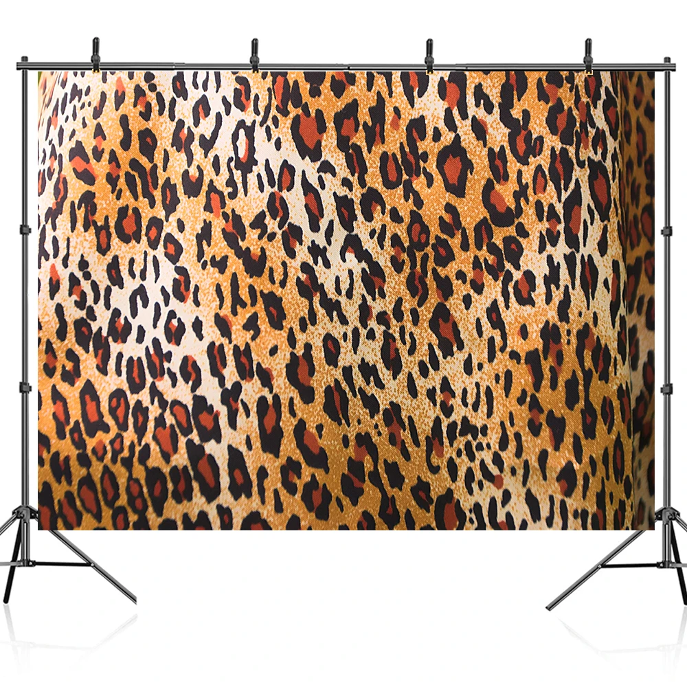 Bonvvie Photography Background Fashionable Leopard Pattern Children Baby Birthday Portrait Photocall Photo Studio Backdrop Props