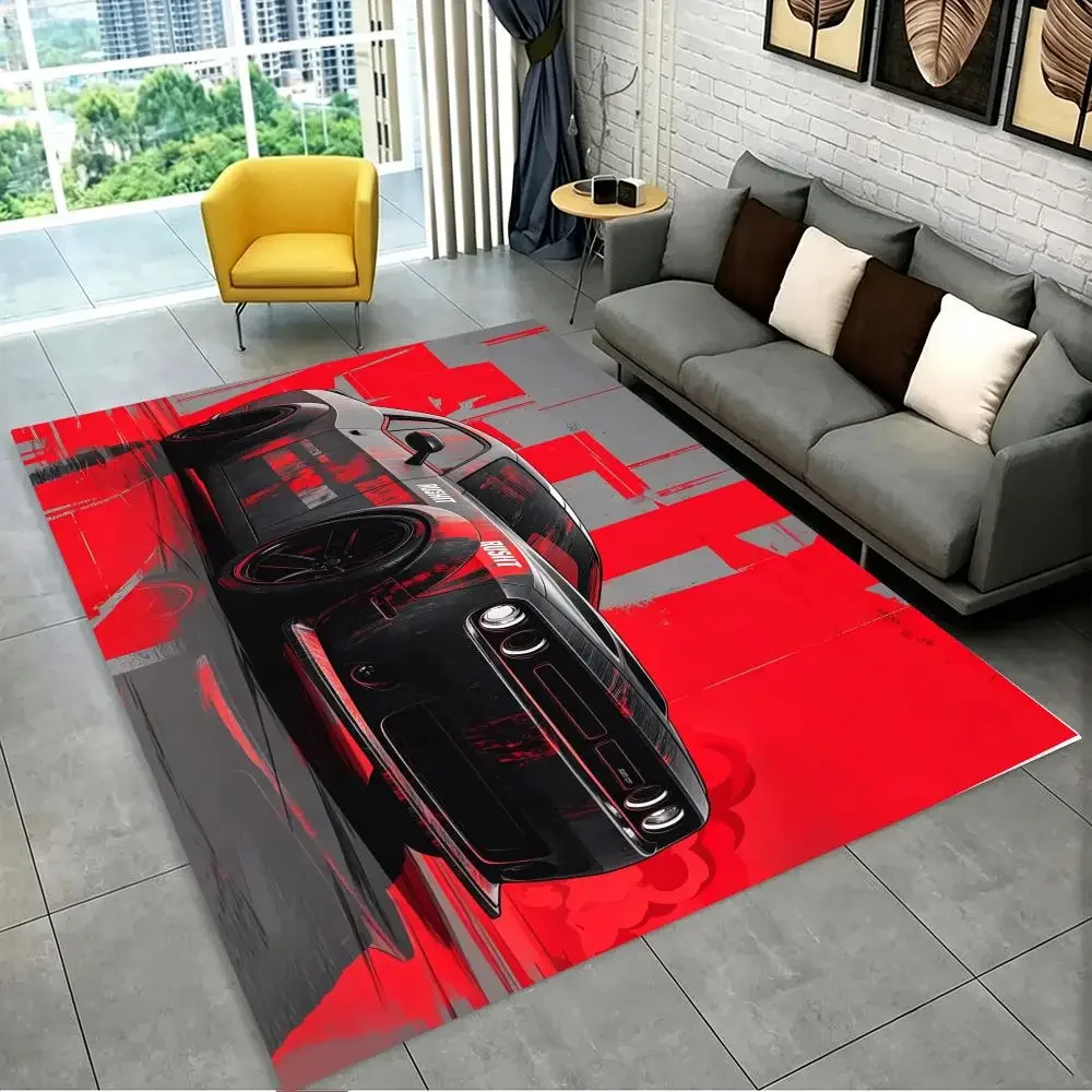 Floor Mat Suitable for home decor, non-slip flannel mat for kids, ideal as a gift. D-DodgeS