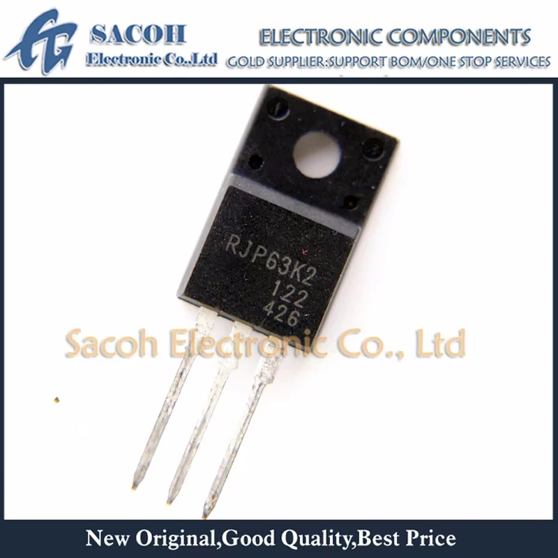 

Refurbished Original 10Pcs/Lot RJP63K2DPP RJP63K2 TO-220F 35A 630V Power IGBT Transistor