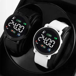 남녀공용 LED 디지털 시계, 커플 시계, 스포츠 육군 군사 실리콘 시계, 전자 시계, Hodinky Reloj Hombre