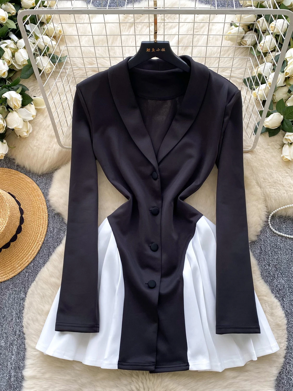 

Женское черное готическое эмо мини-вечернее платье в стиле эмо, винтажное лоскутное вечернее платье с длинными рукавами для женщин, цельные платья, зимняя одежда