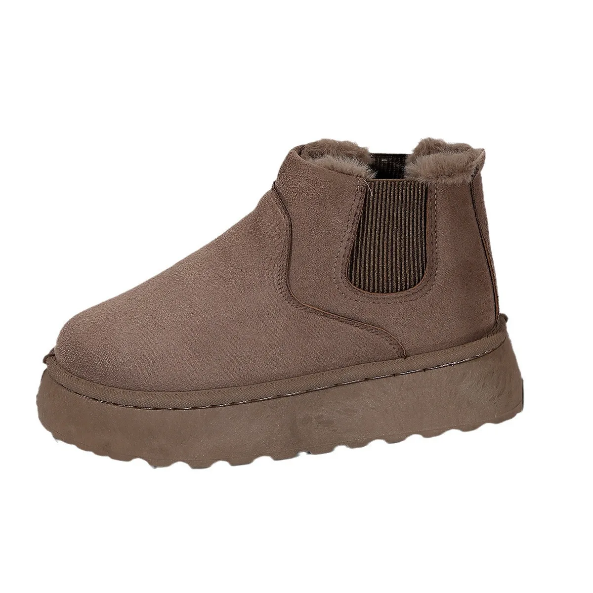 Botas de tacón plano con punta redonda para mujer, calzado australiano de diseñador de lujo, zapatos bajos hasta el tobillo, talla grande S, invierno, 2024