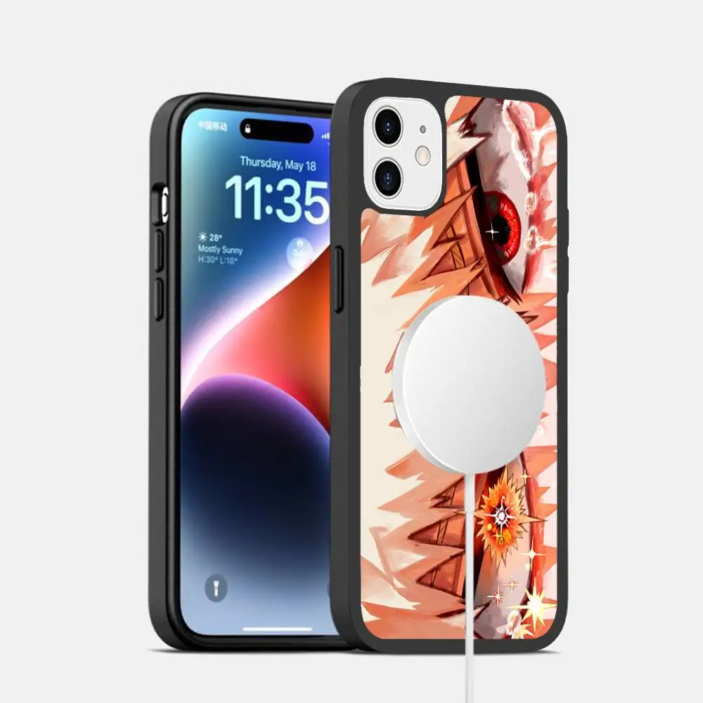 

Anime B-Bakugo Katsuki For Magsafe Magnetic Phone Case for iPhone 17 16 15 14 13 12 11 Plus Pro Max PC+TPU Cover