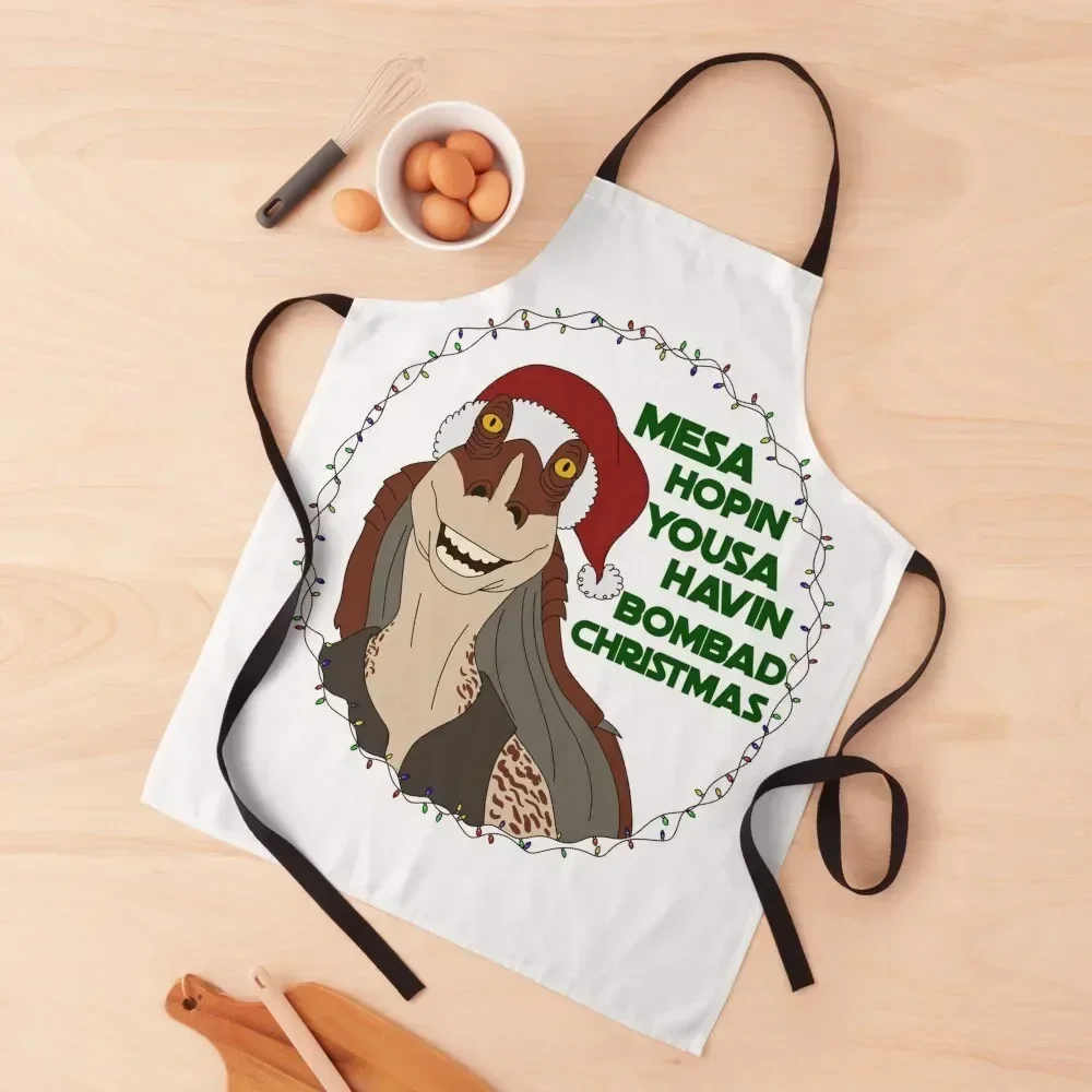 

Bombad xmas Apron japanese woman Waterproof Kitchen For Women Ladies Chef Uniform Women Apron