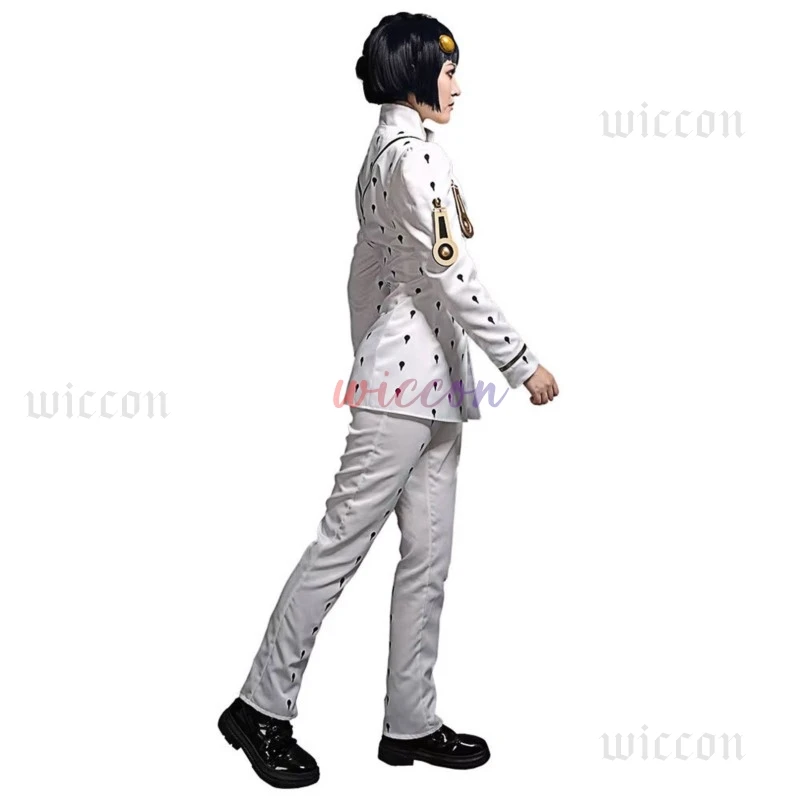 JOJO Bizarre Bruno Bucciarati Cosplay hommes vent doré Bruno Cosplay Costume haut et pantalon dentelle intérieure pour Costume d'halloween