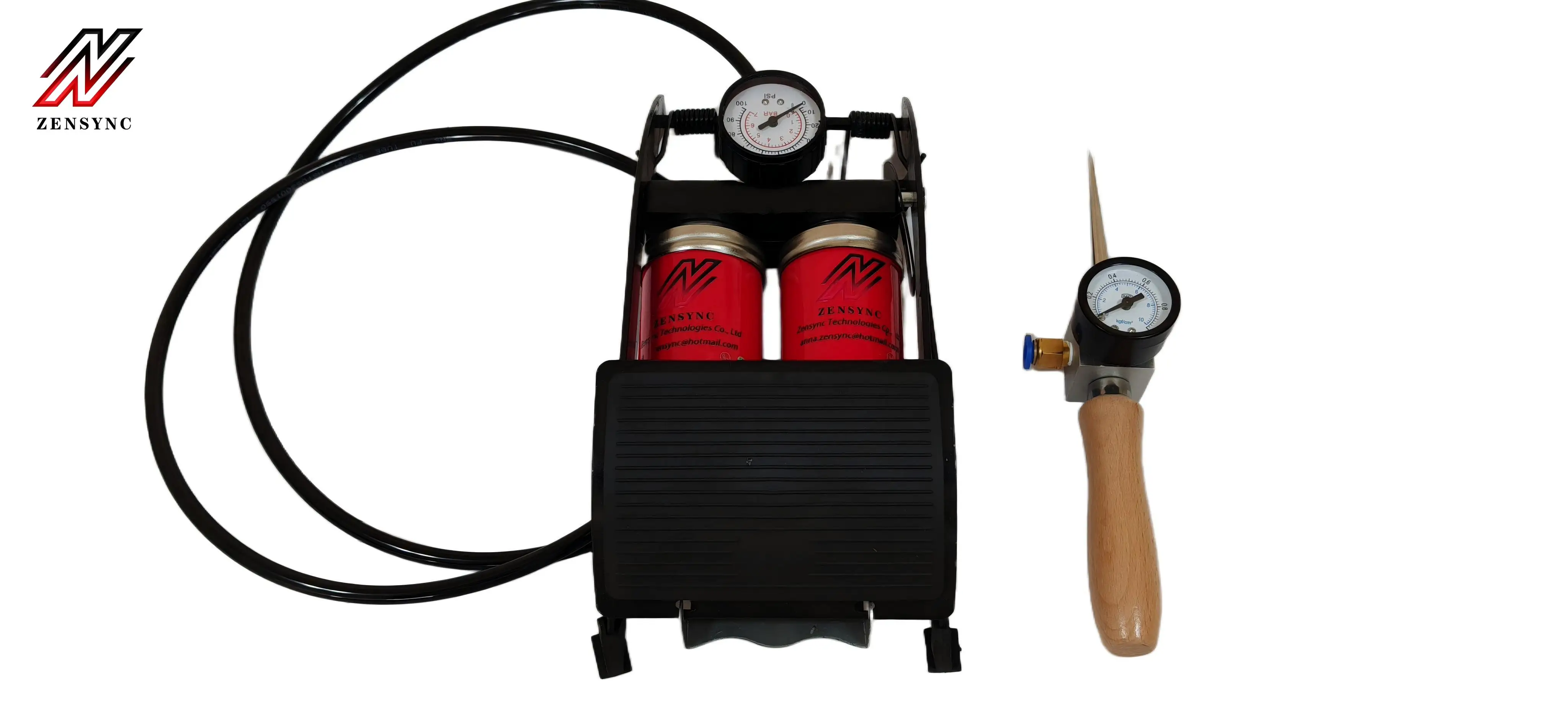 Air Pressure Needle Tester for Testing Geomembrane Seam After Welding Geomembrane with HDPE Hot Wedge Welder