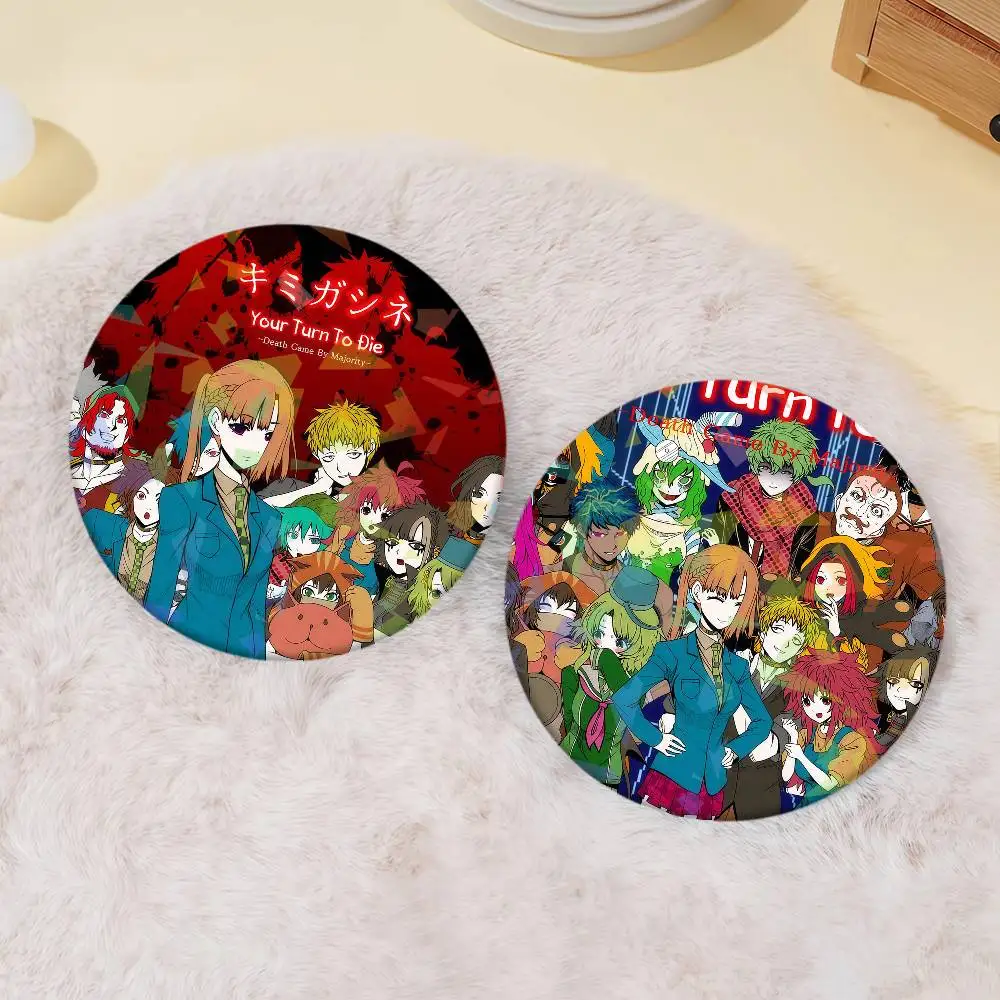 Game Your T-Turn To Die YTTD Fh Badge Set Glass Shine Lapel Backpack Costume Gift Decoration birthday Enamel Pin Bag Brooch