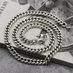 HX Handmade Retro Collarbone Chain Simple Fashion Hipster Punk Necklace Punk Style Cherry Blossom Necklace Long Jewelry