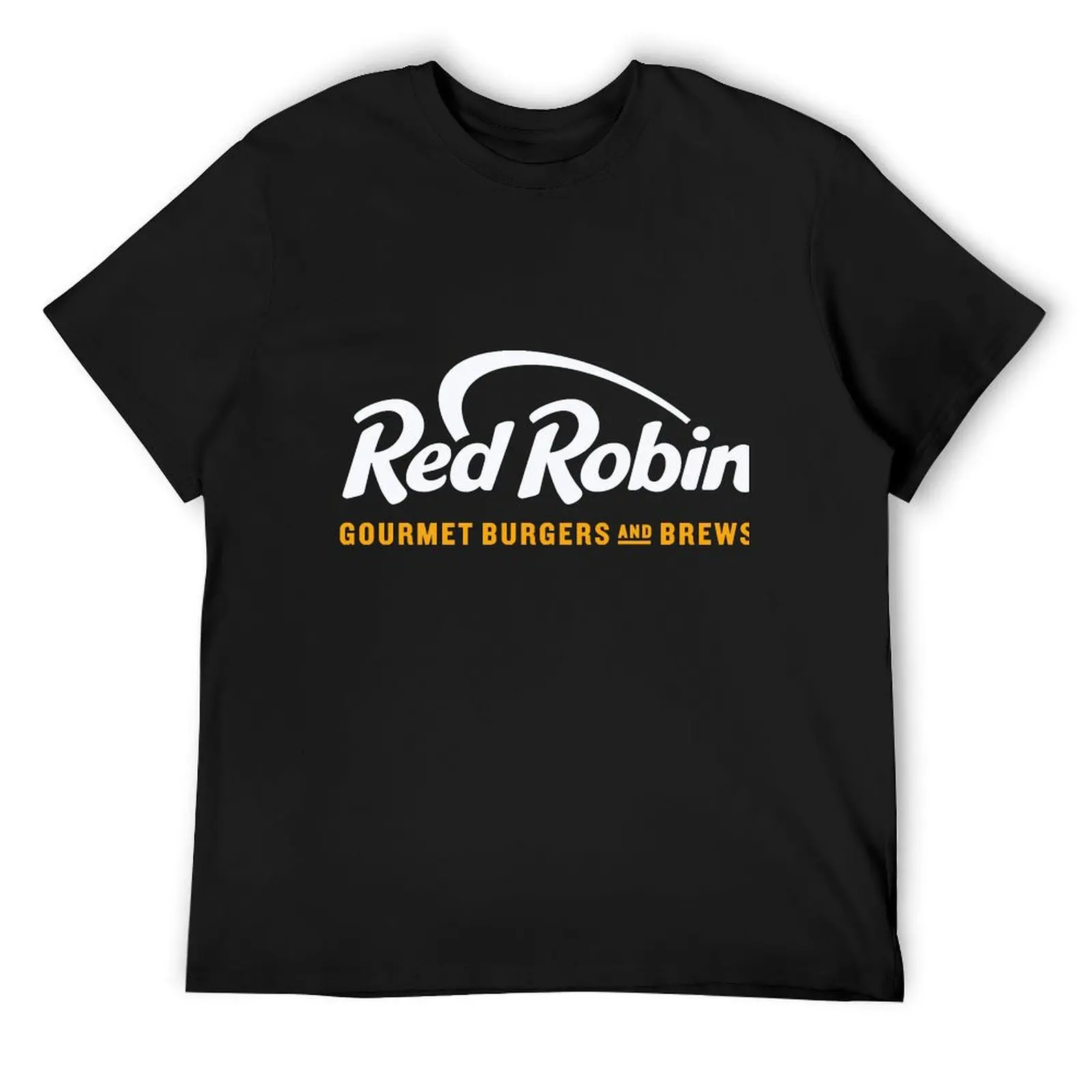 

Черная футболка Red Robin Food, футболка с аниме, футболки на заказ, новые подарки и футболки, мужские футболки