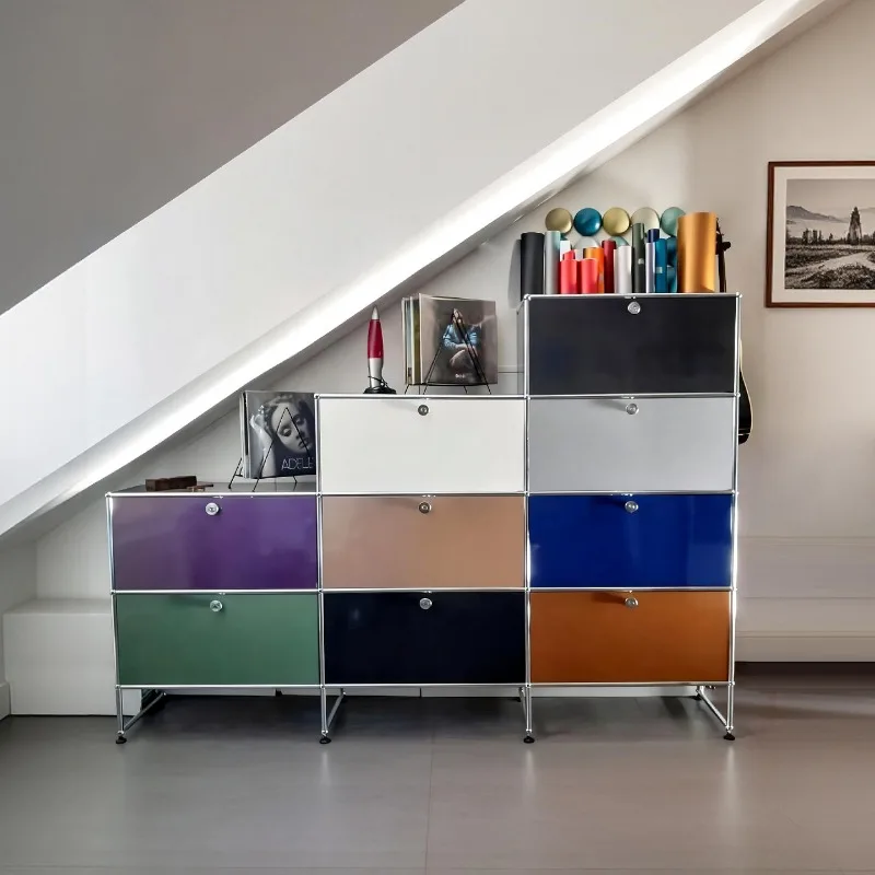 

Shoe cabinet multi-color drawer storage large capacity module combination locker