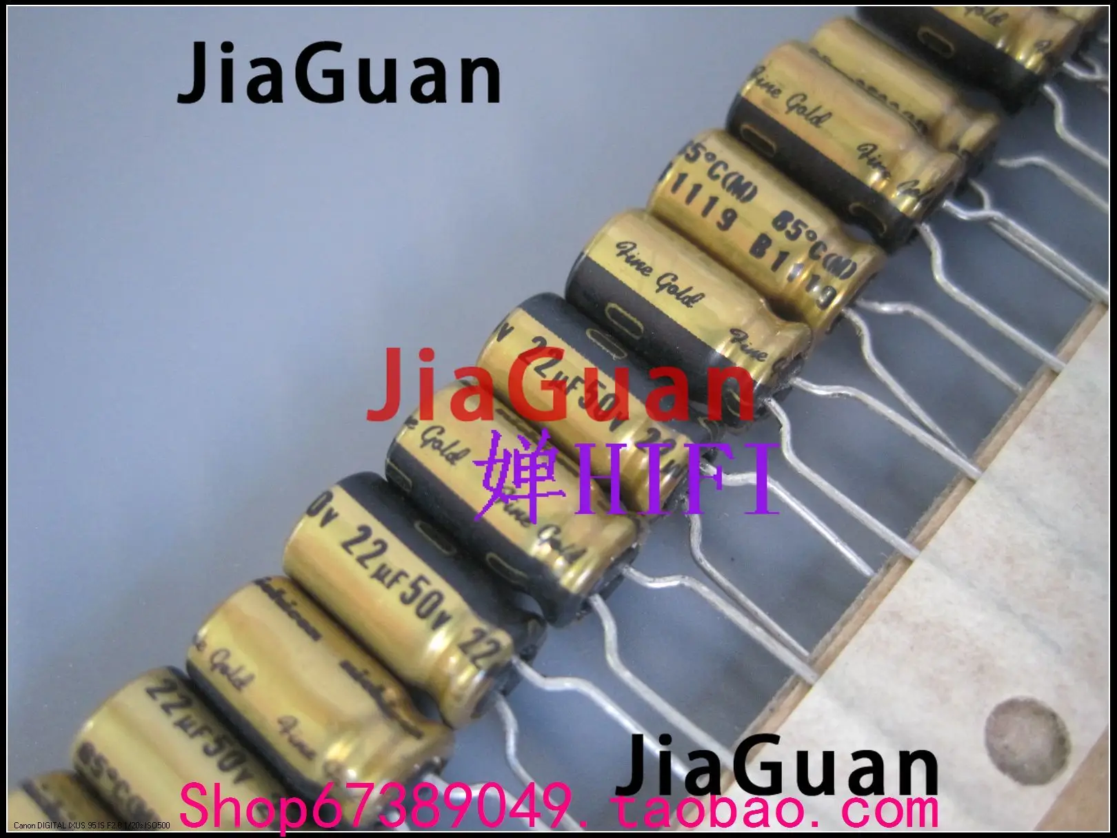 20PCS NICHICON FG 50V22UF 6.3x11MM fine gold 22UF 50V FineGold MUSE Audio Capacitor 22uf/50v 22UF50V