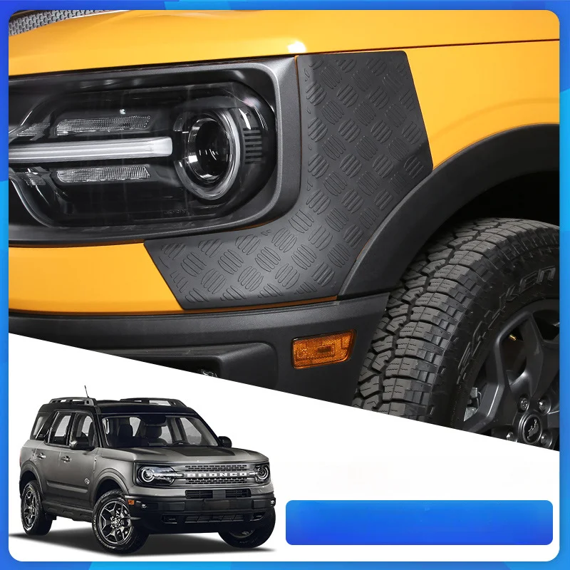 

Headlamps Tail Lights Decorative patches Side protection For 2021 2022 ford bronco sport TPE Tail Lights Retrofit