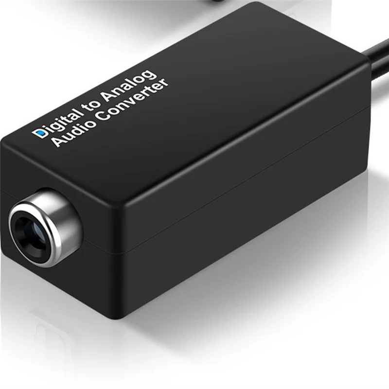 HFES الرقمية إلى التناظرية محول صوت رقمي إلى محوري التناظرية 3.5 مللي متر USB فك محول للتلفزيون ل PS4