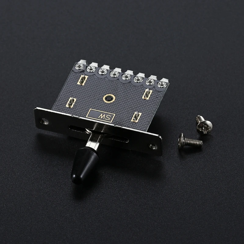 Electric Guitars 3 Way Pickups Selector Switches Shifter Conversion Guitar Pickups Lever Switches Set with Tip Knob