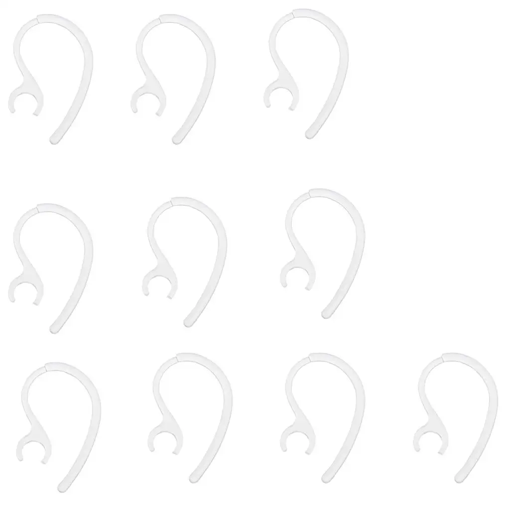 Bluetoothヘッドセットのイヤーフックループクリップの交換、10個