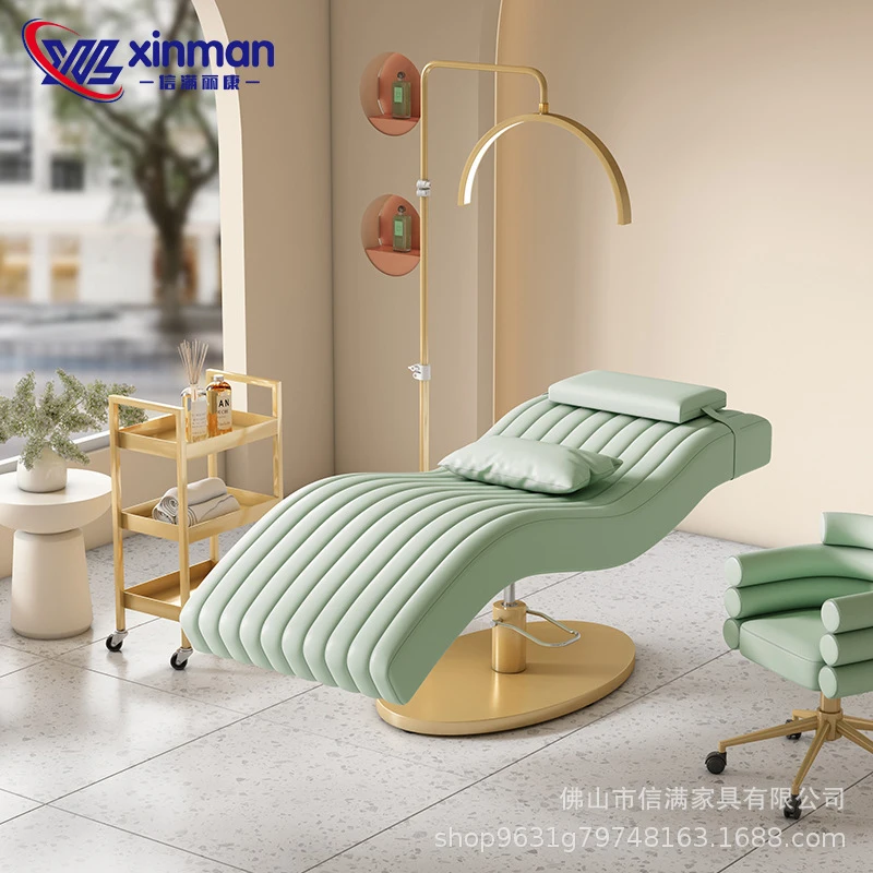 Massage Table & Bed,Beauty Salon Furniture,New-Border S-Shaped , Beauty , Ergonomic , Leisure Recliner, Spa Massage Bed, Eyelash
