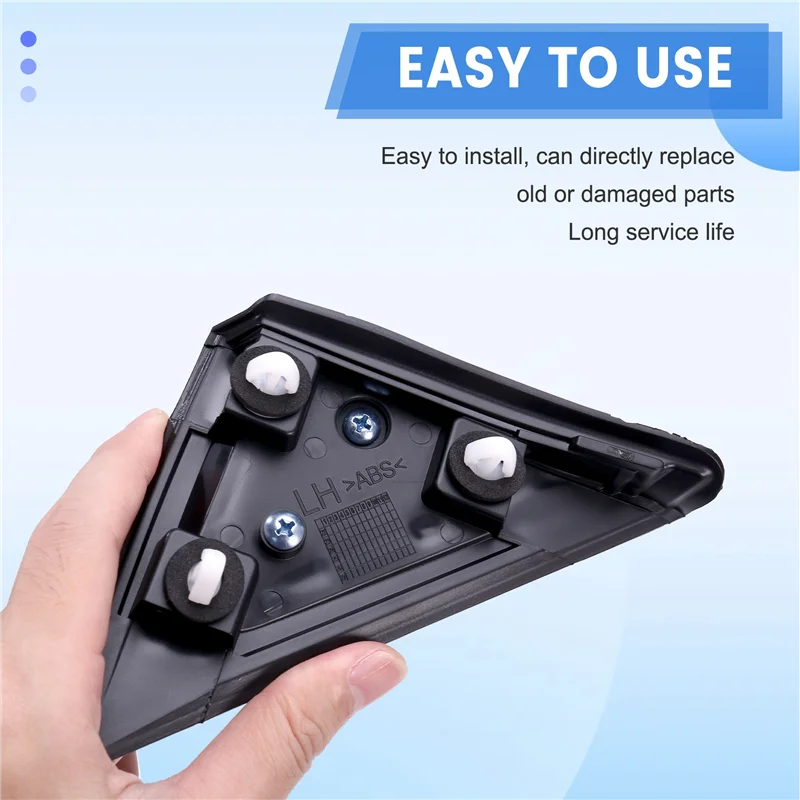 

Car Rear View Mirror Triangle Plate 861804Z000 861904Z000 For Hyundai Santa 2013-2019 Front Pillar Corner Trim Cover