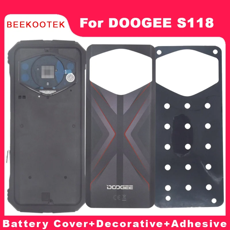 New Original DOOGEE S118 Battery Cover Bottom Shell Receiver Fingerprint Side Flex Cable FPC For DOOGEE S118 Smart Phone